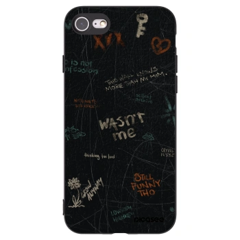 Picasee silikónový čierny obal pre Apple iPhone SE 2020 - CONFESSION