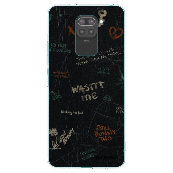 Picasee silikónový čierny obal pre Xiaomi Redmi Note 9 - CONFESSION