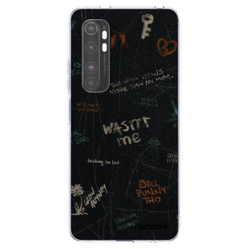 Picasee silikónový prehľadný obal pre Xiaomi Mi Note 10 Lite - CONFESSION