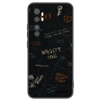Picasee silikónový čierny obal pre Xiaomi Mi Note 10 Lite - CONFESSION