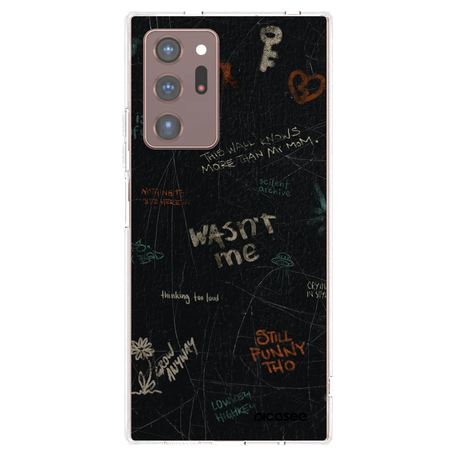 Picasee silikónový prehľadný obal pre Samsung Galaxy Note 20 Ultra - CONFESSION