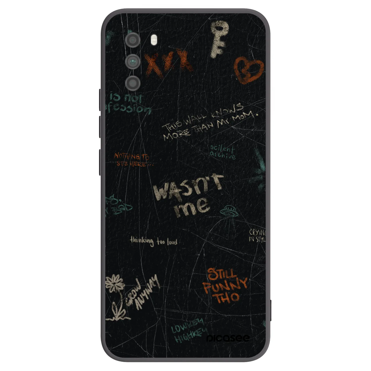Picasee silikónový čierny obal pre Xiaomi Poco M3 - CONFESSION