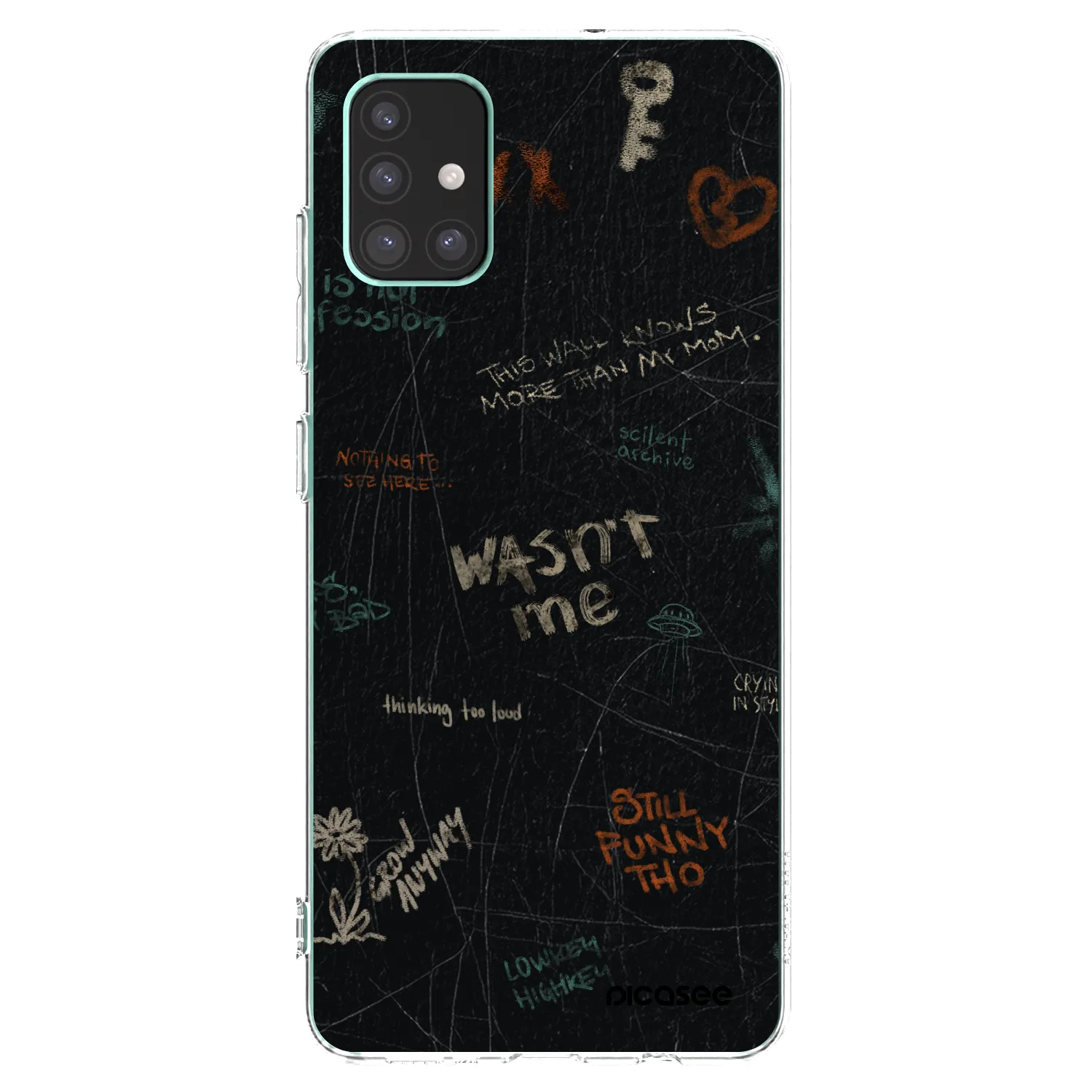 Picasee silikónový prehľadný obal pre Samsung Galaxy M51 M515F - CONFESSION