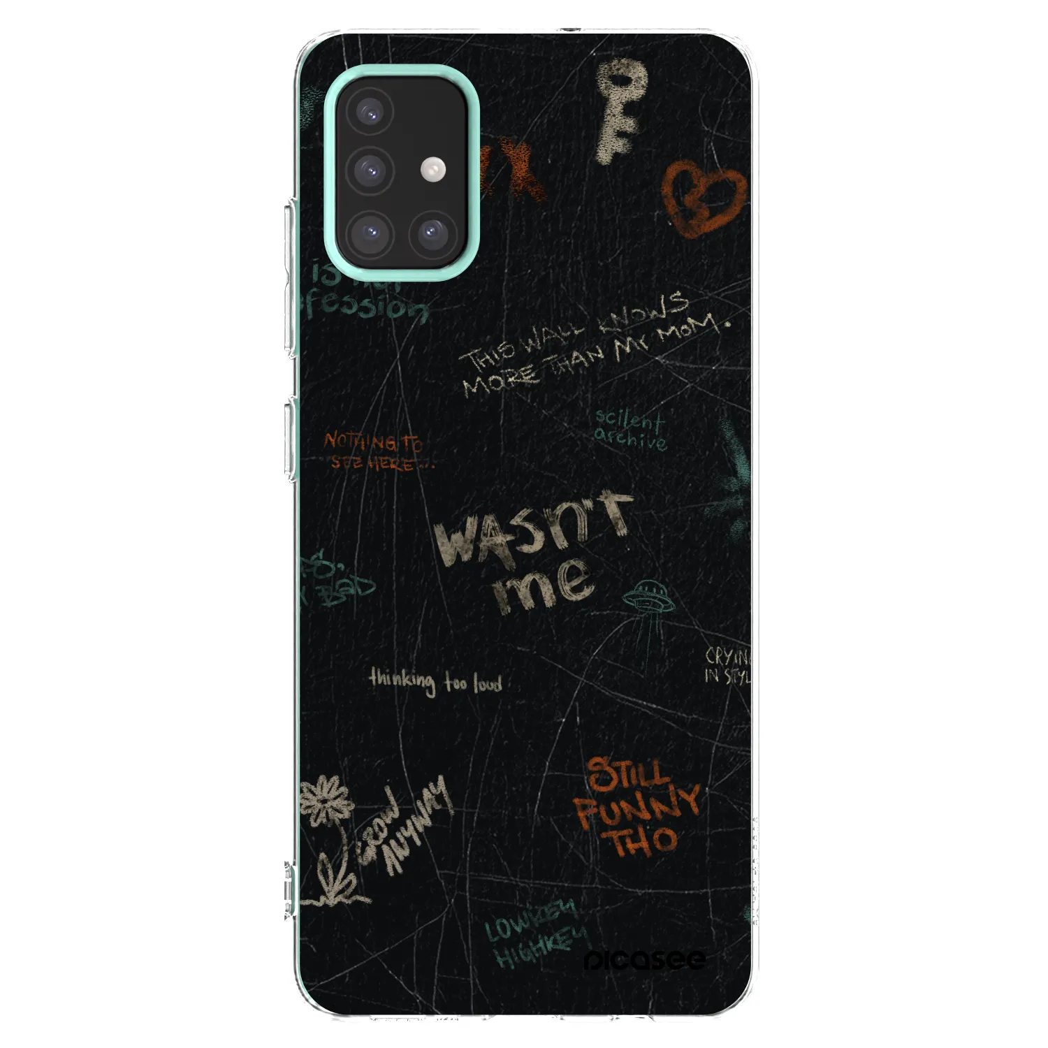 Picasee silikónový prehľadný obal pre Samsung Galaxy M31s - CONFESSION
