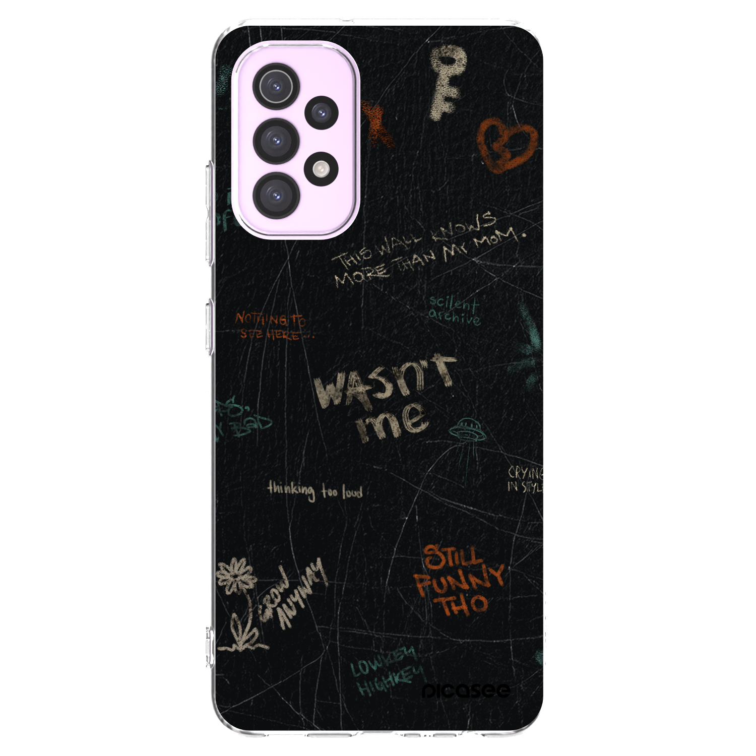 Picasee silikónový prehľadný obal pre Samsung Galaxy A32 5G A326B - CONFESSION