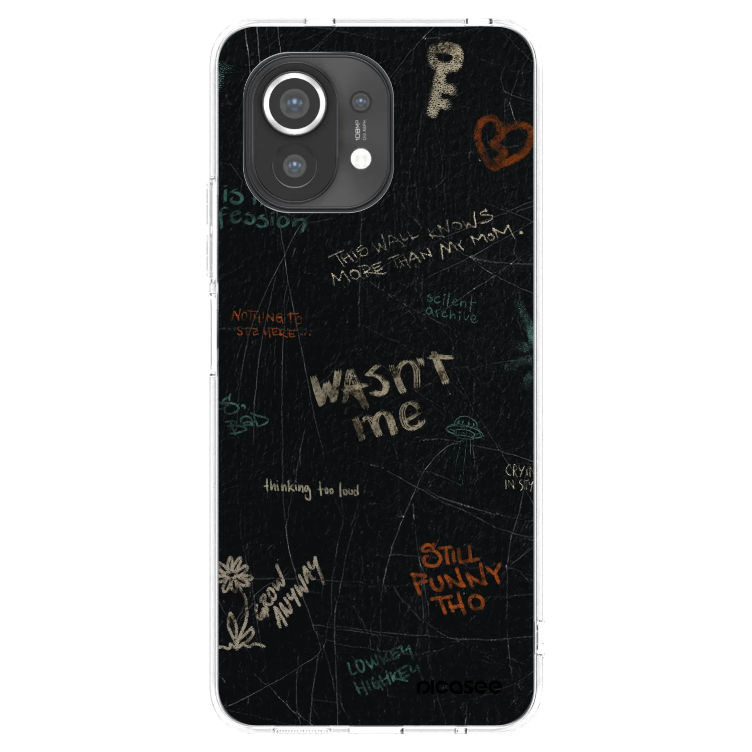 Picasee silikónový prehľadný obal pre Xiaomi Mi 11 - CONFESSION