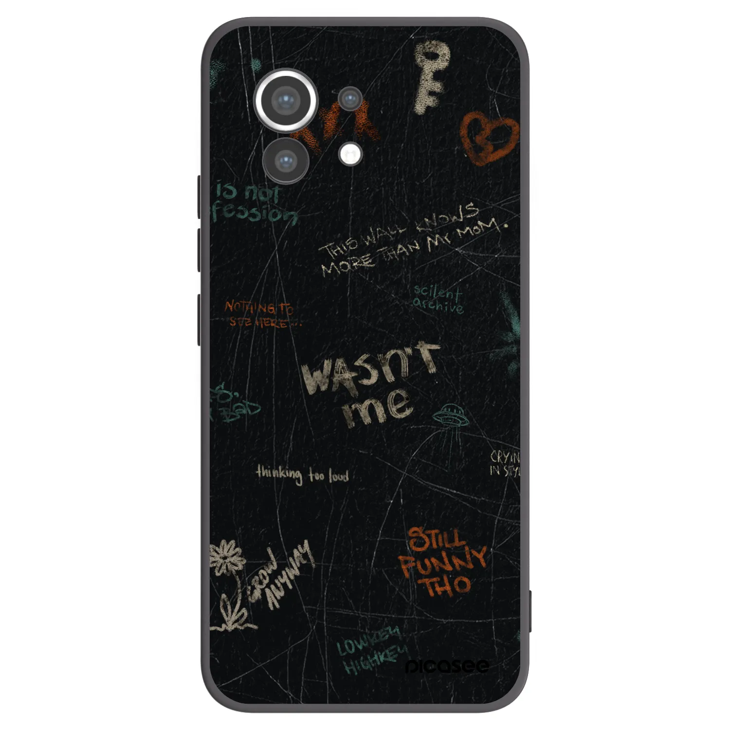Picasee silikónový čierny obal pre Xiaomi Mi 11 - CONFESSION