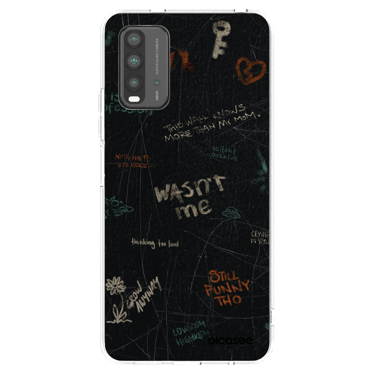 Silikónový prehľadný obal pre Xiaomi Redmi 9T - CONFESSION
