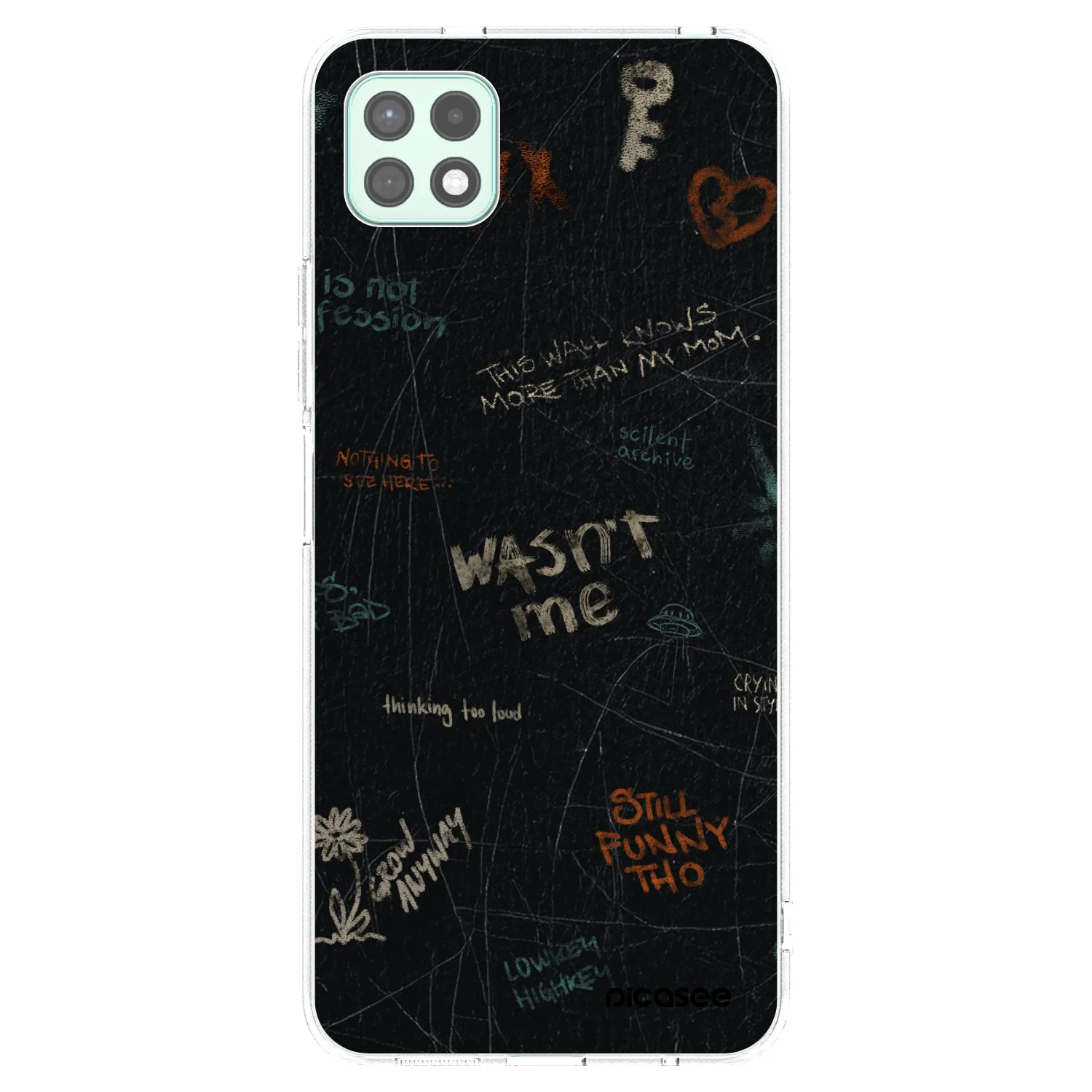 Picasee silikónový prehľadný obal pre Samsung Galaxy A22 A226B 5G - CONFESSION