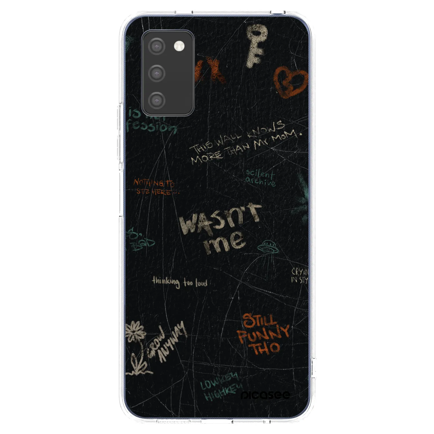 Picasee silikónový prehľadný obal pre Samsung Galaxy A02s A025G - CONFESSION