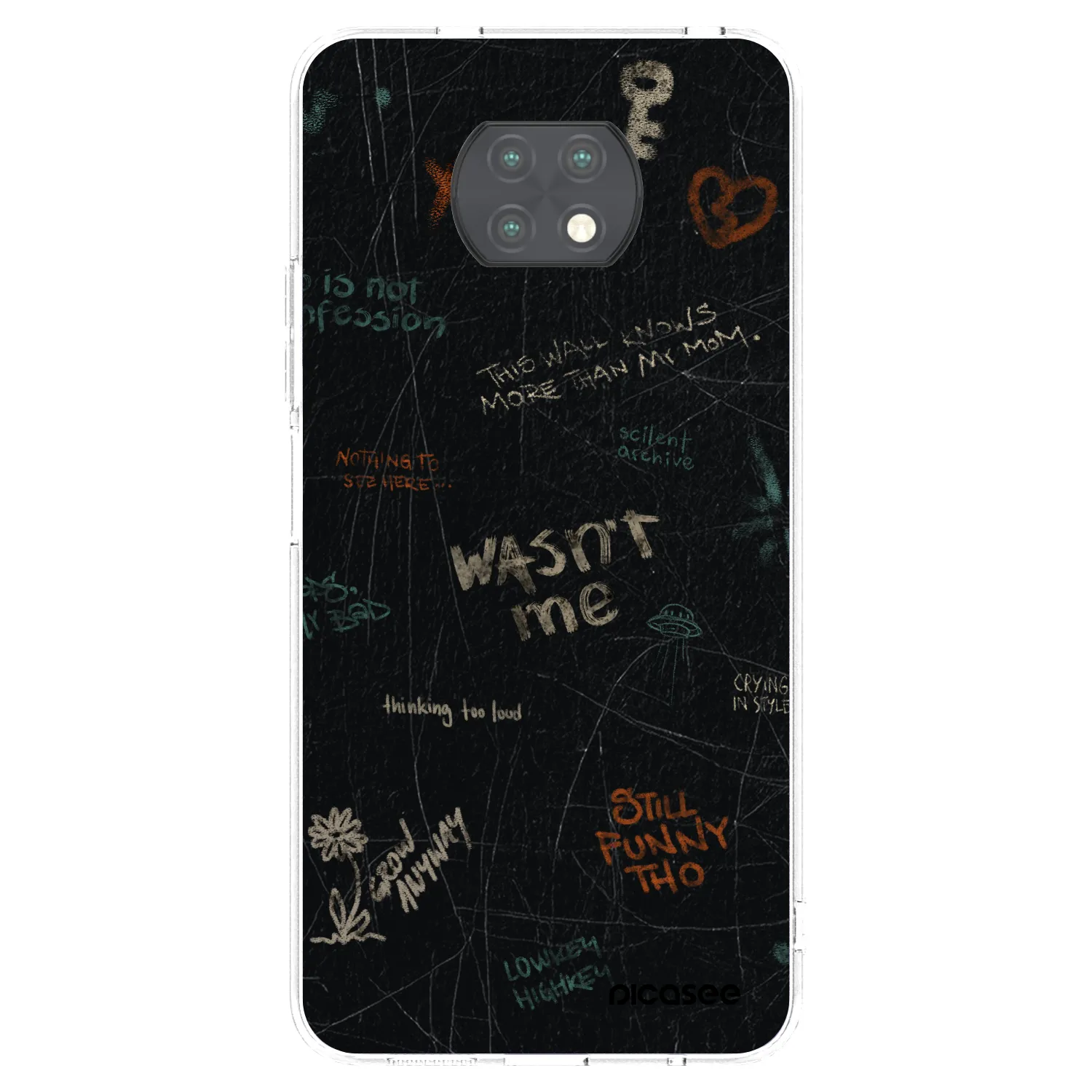 Silikónový prehľadný obal pre Xiaomi Redmi Note 9T - CONFESSION