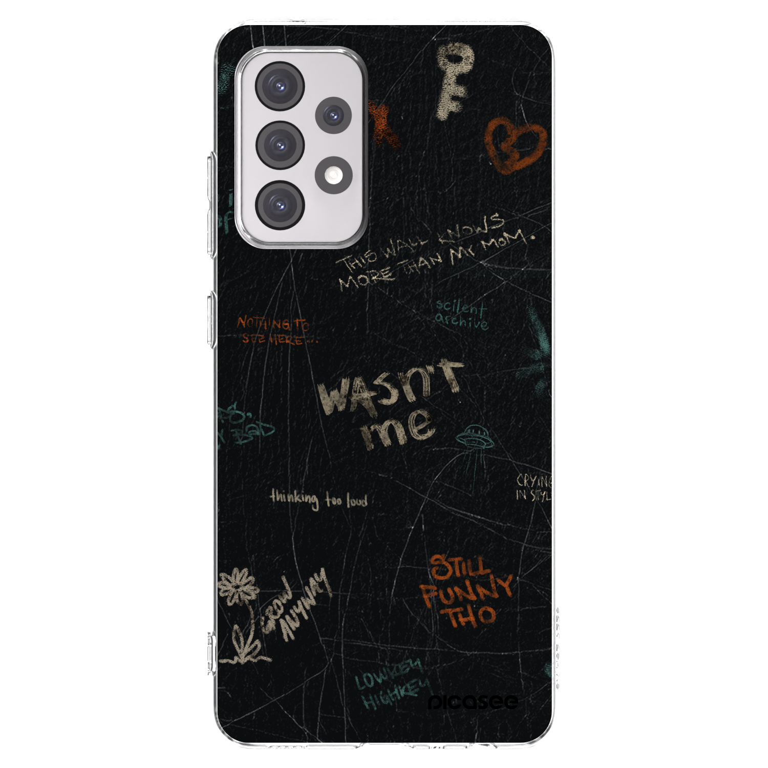 Picasee silikónový prehľadný obal pre Samsung Galaxy A52s 5G A528B - CONFESSION