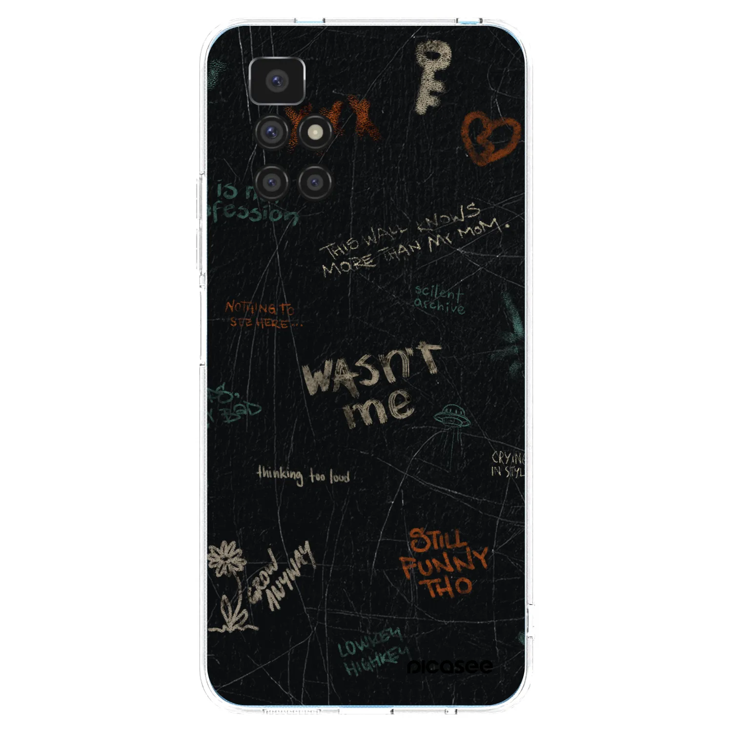 Picasee silikónový prehľadný obal pre Xiaomi Redmi 10 - CONFESSION