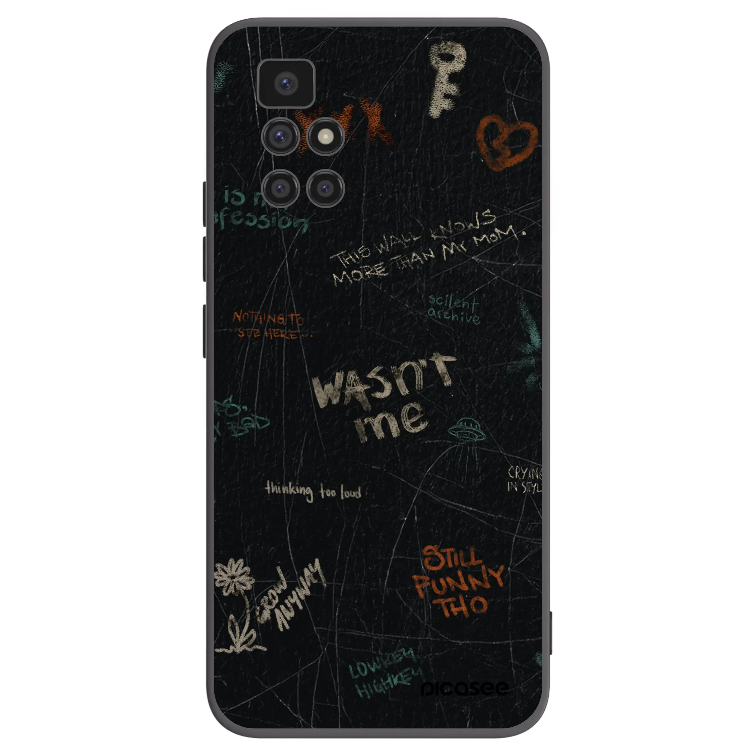 Picasee silikónový čierny obal pre Xiaomi Redmi 10 - CONFESSION