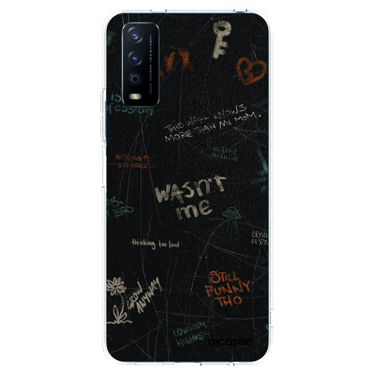 Picasee silikónový prehľadný obal pre Vivo Y11s - CONFESSION