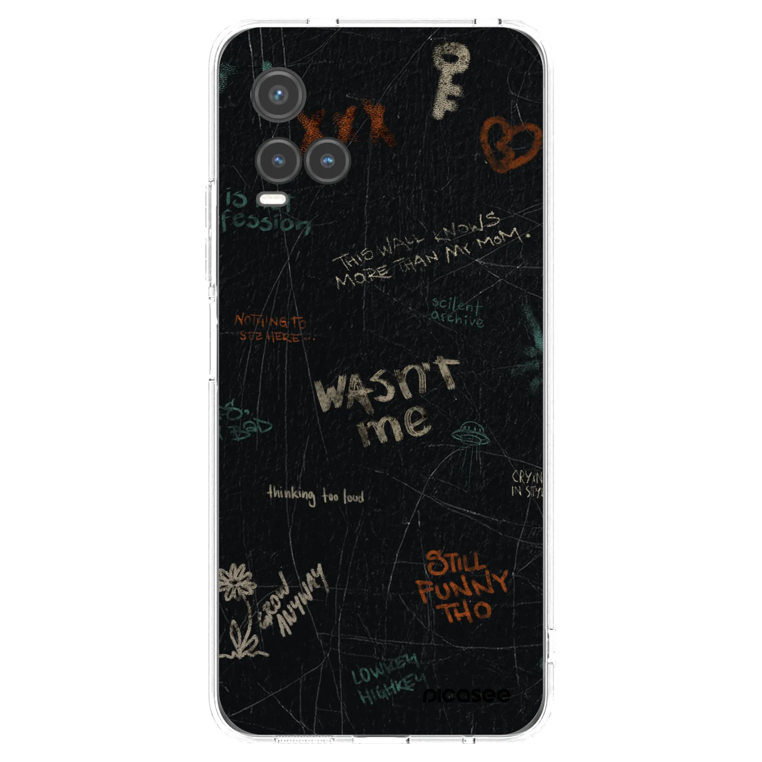 Picasee silikónový prehľadný obal pre Vivo Y33s - CONFESSION