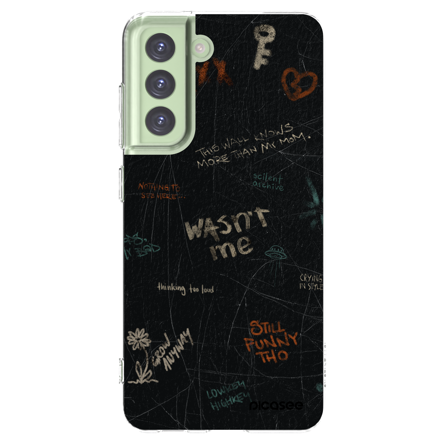Picasee silikónový prehľadný obal pre Samsung Galaxy S21 FE 5G - CONFESSION