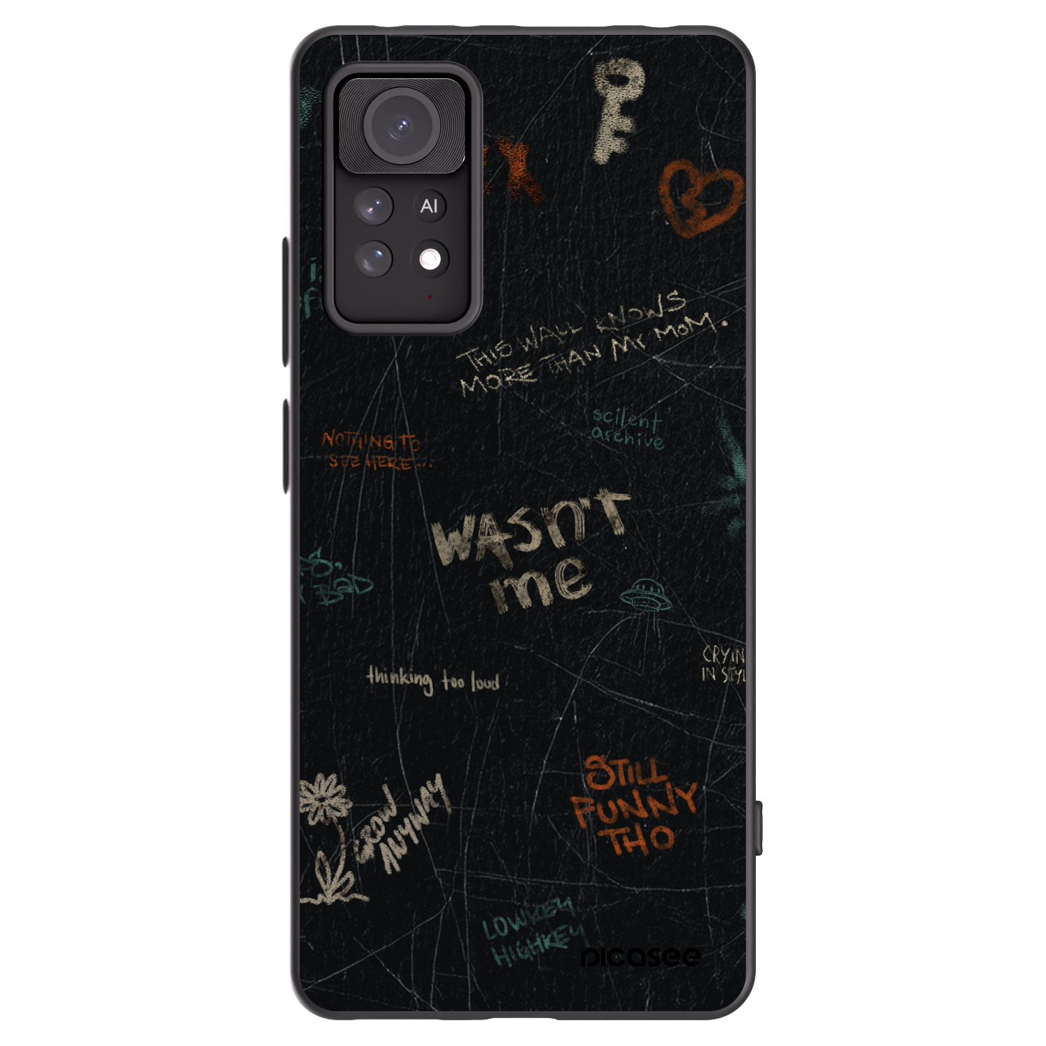 Picasee silikónový čierny obal pre Xiaomi Redmi Note 11 Pro 5G - CONFESSION