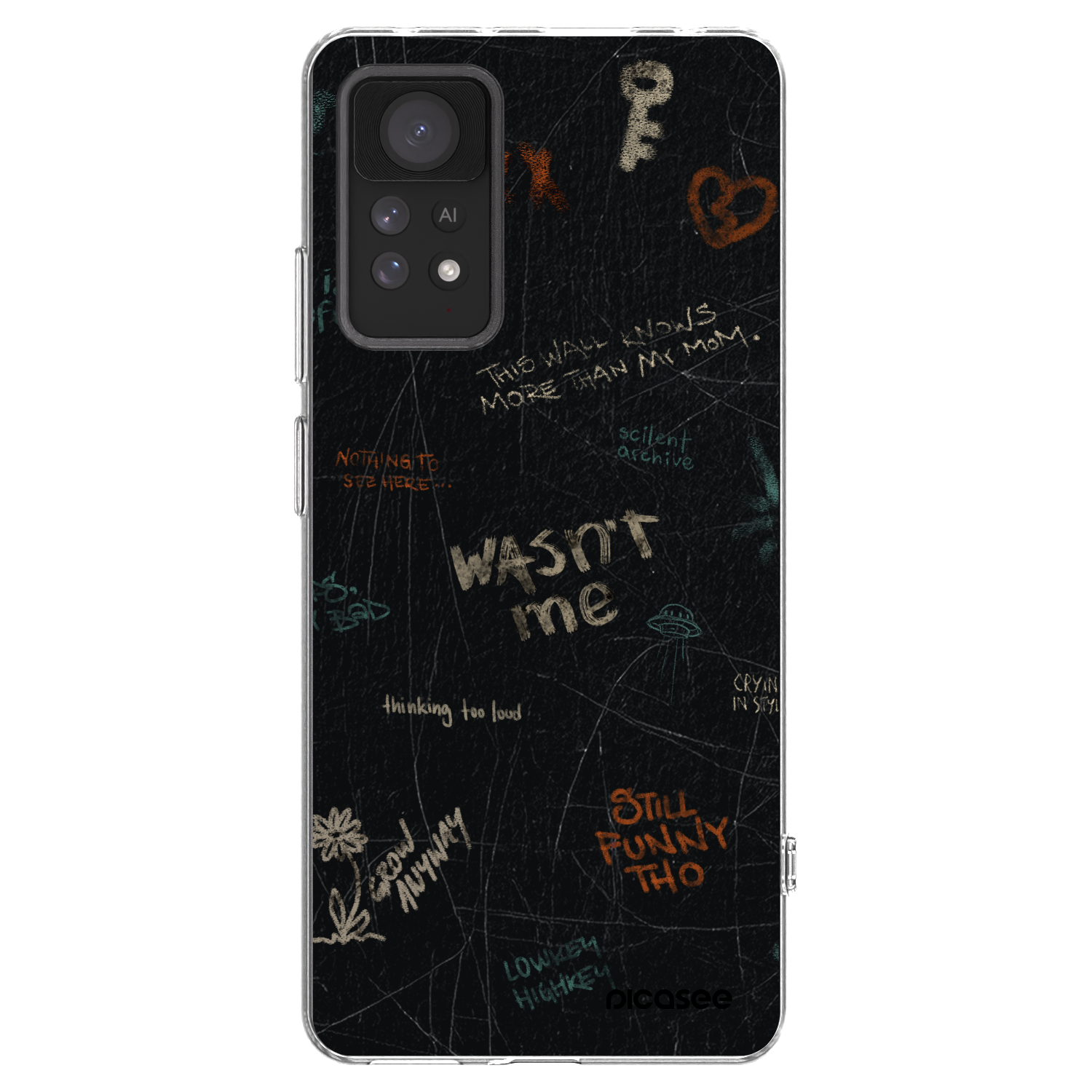 Picasee silikónový prehľadný obal pre Xiaomi Redmi Note 11 Pro 5G - CONFESSION