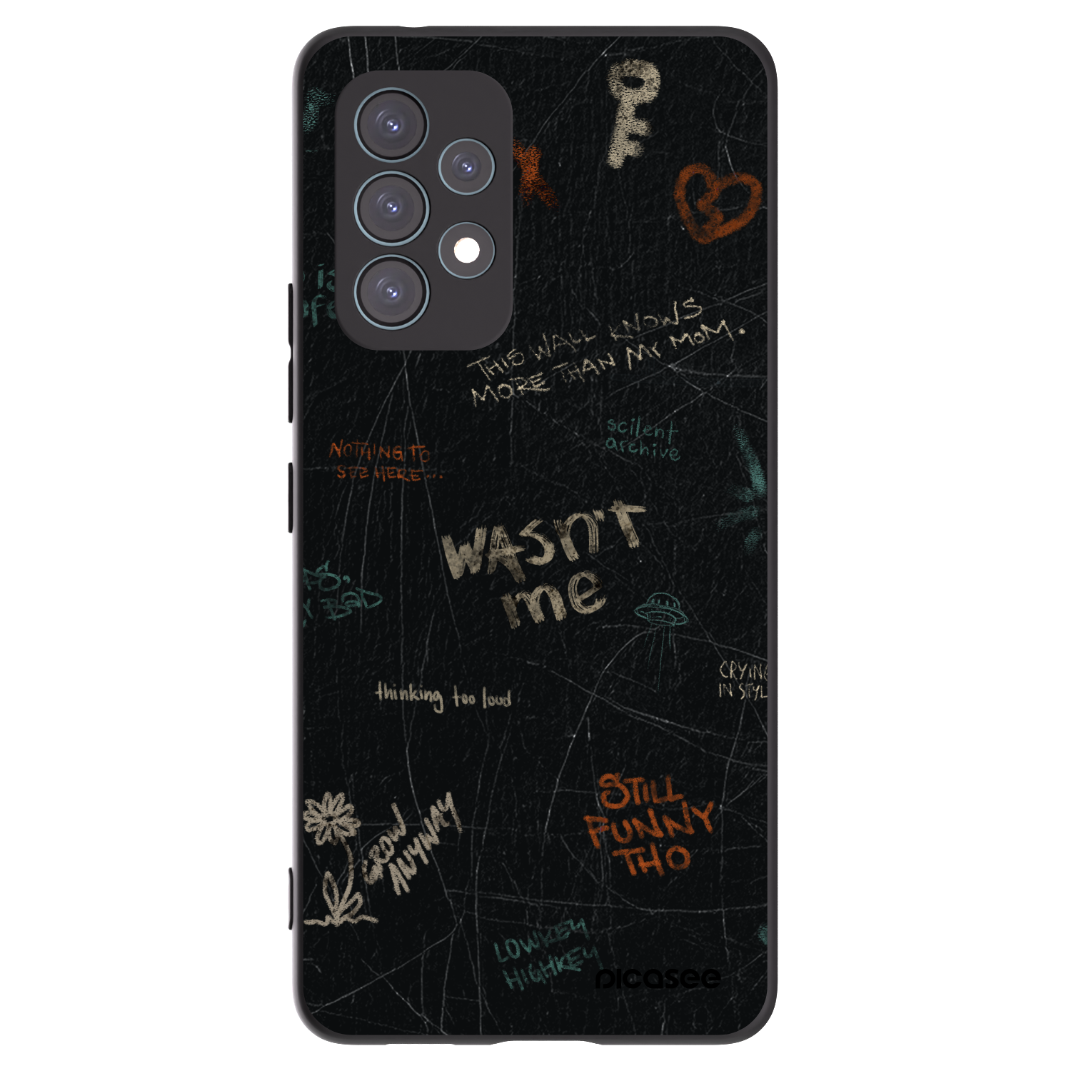 Picasee silikónový čierny obal pre Samsung Galaxy A53 5G A536 - CONFESSION