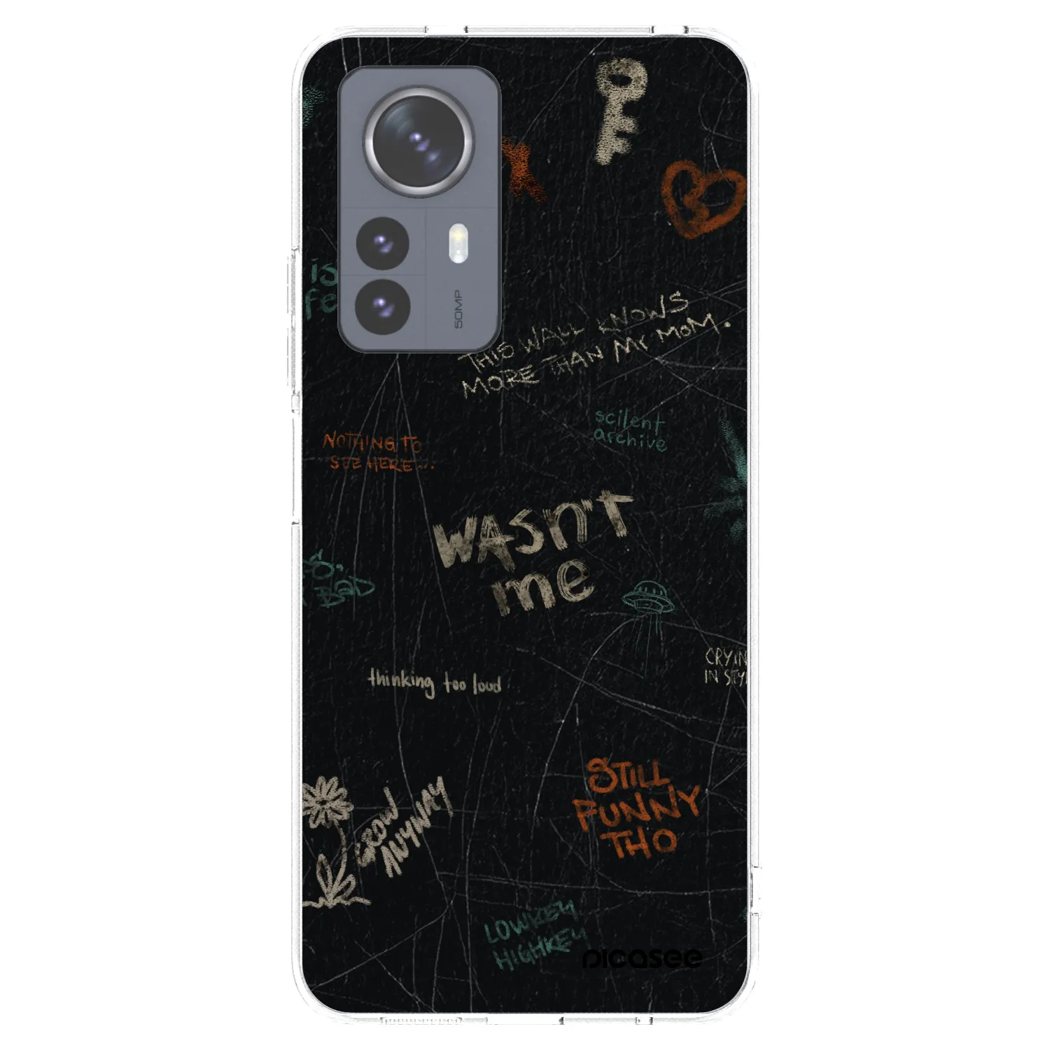 Picasee silikónový prehľadný obal pre Xiaomi 12 Pro - CONFESSION