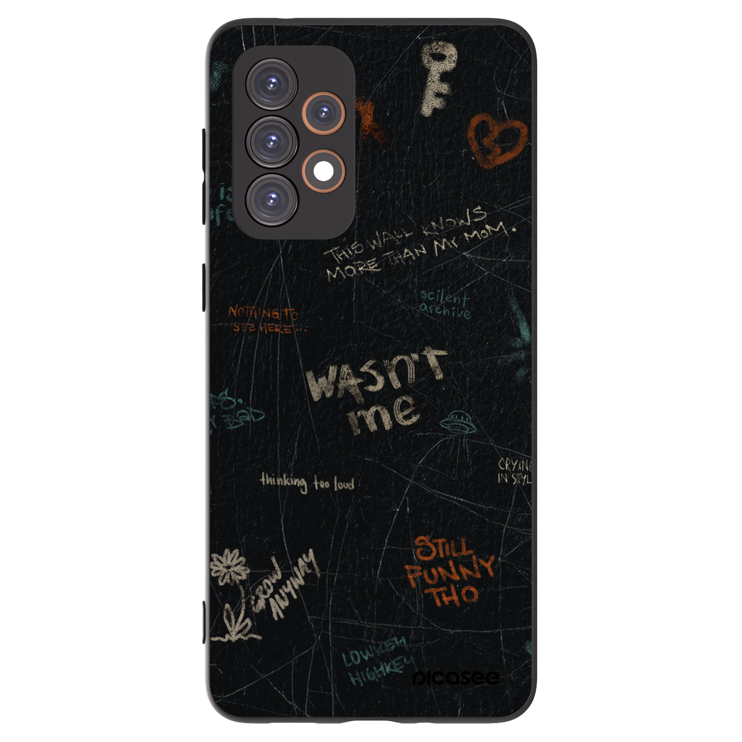 Picasee silikónový čierny obal pre Samsung Galaxy A33 5G A336 - CONFESSION