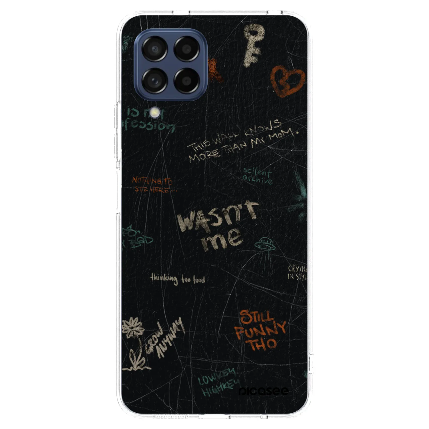Picasee silikónový prehľadný obal pre Samsung Galaxy M53 5G - CONFESSION