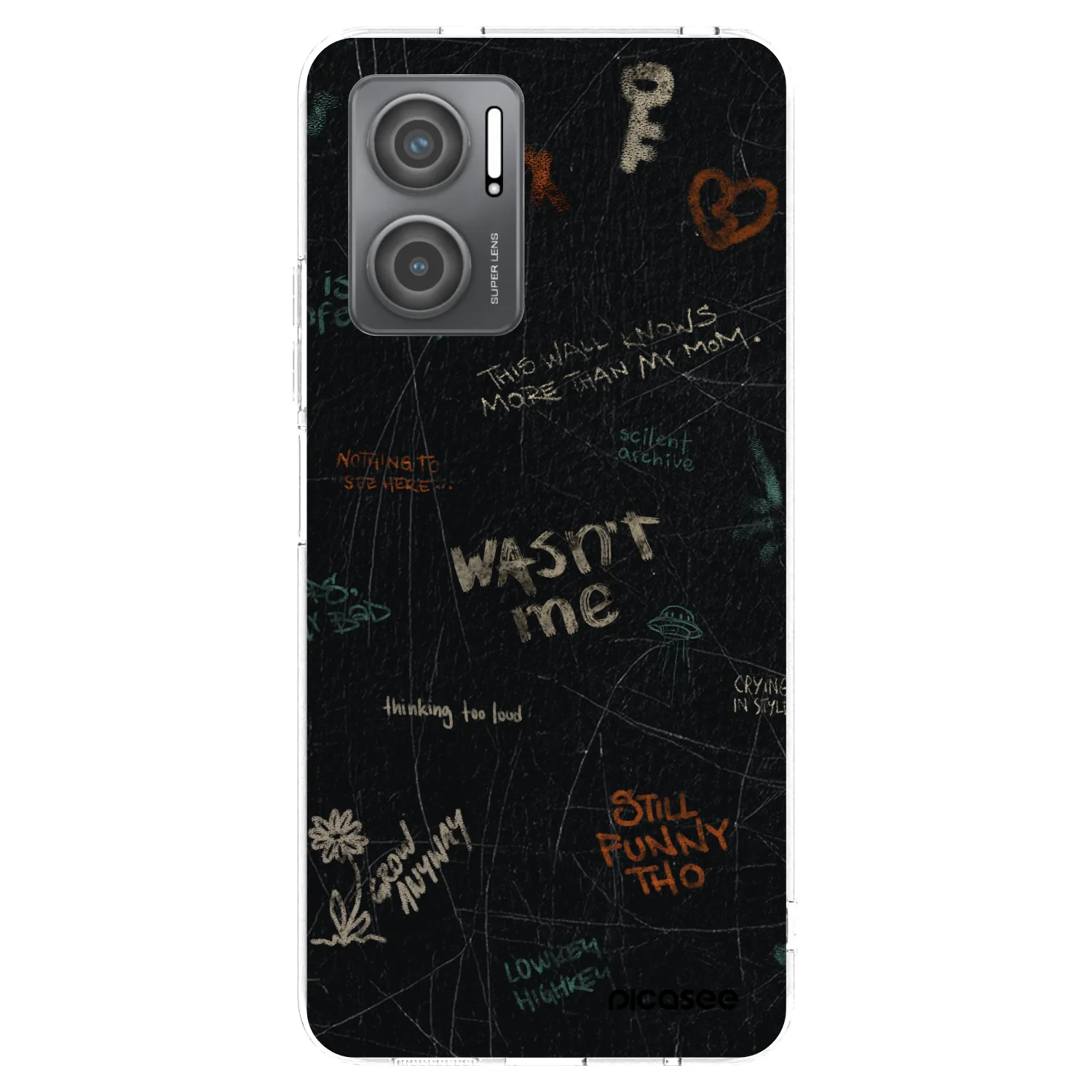 Silikónový prehľadný obal pre Xiaomi Redmi 10 5G - CONFESSION