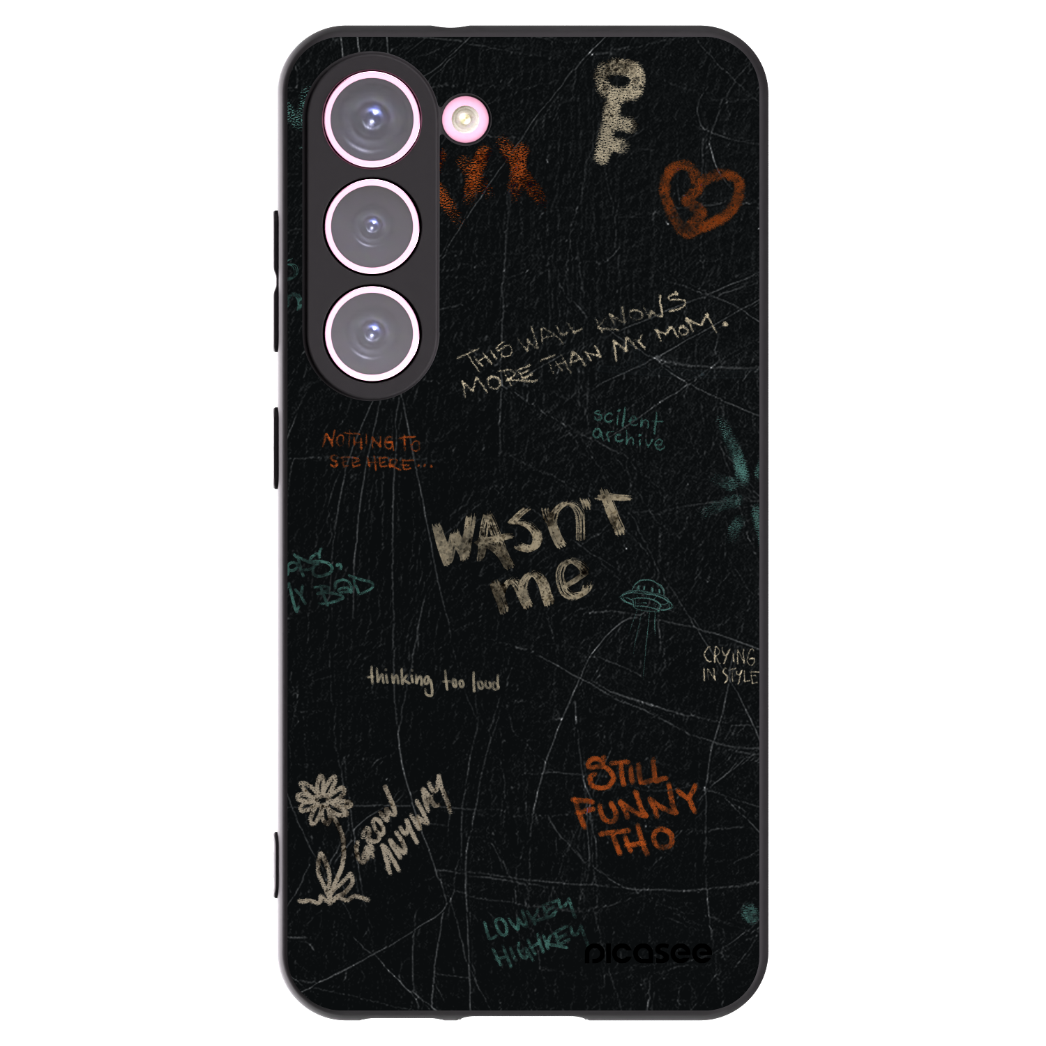 Silikónový čierny obal pre Samsung Galaxy S23 5G - CONFESSION