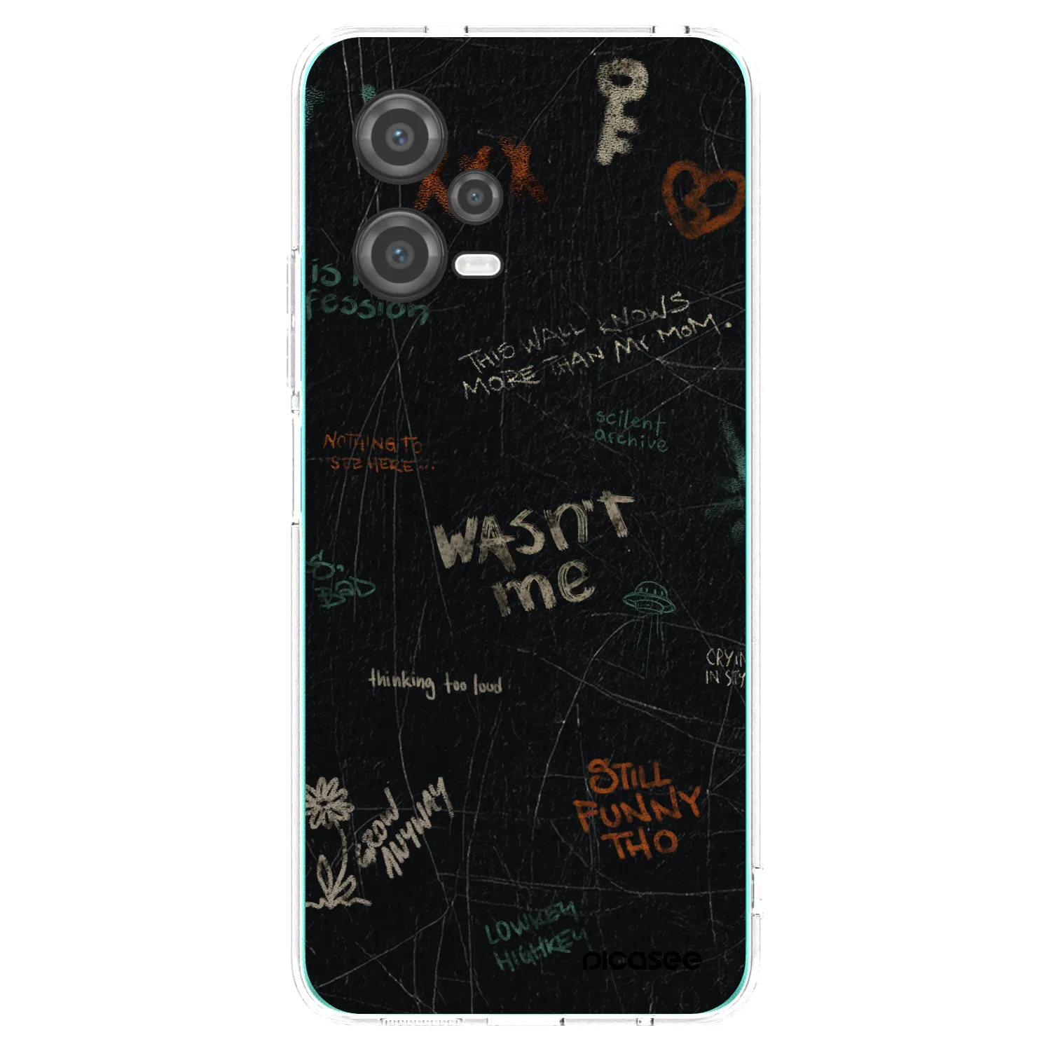 Picasee silikónový prehľadný obal pre Xiaomi Poco X5 - CONFESSION