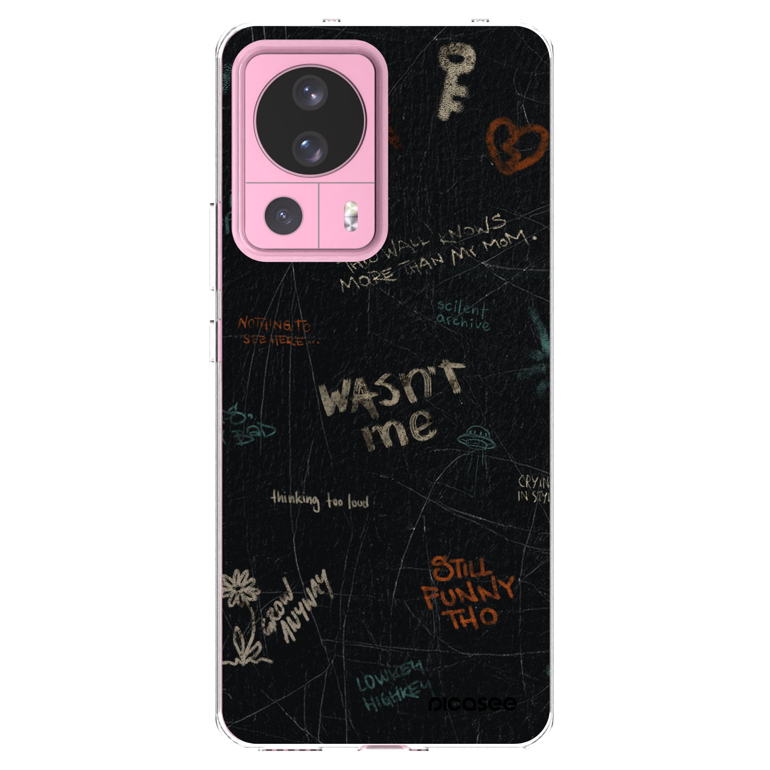 Picasee silikónový prehľadný obal pre Xiaomi 13 Lite - CONFESSION