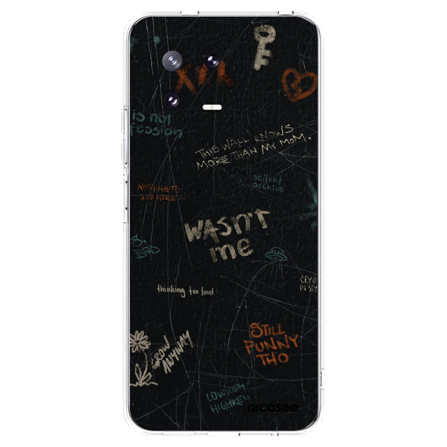 Picasee silikónový prehľadný obal pre Xiaomi 13 Pro - CONFESSION