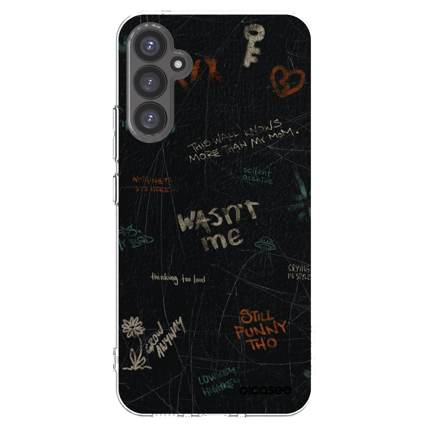 Picasee silikónový prehľadný obal pre Samsung Galaxy A34 5G A346B - CONFESSION
