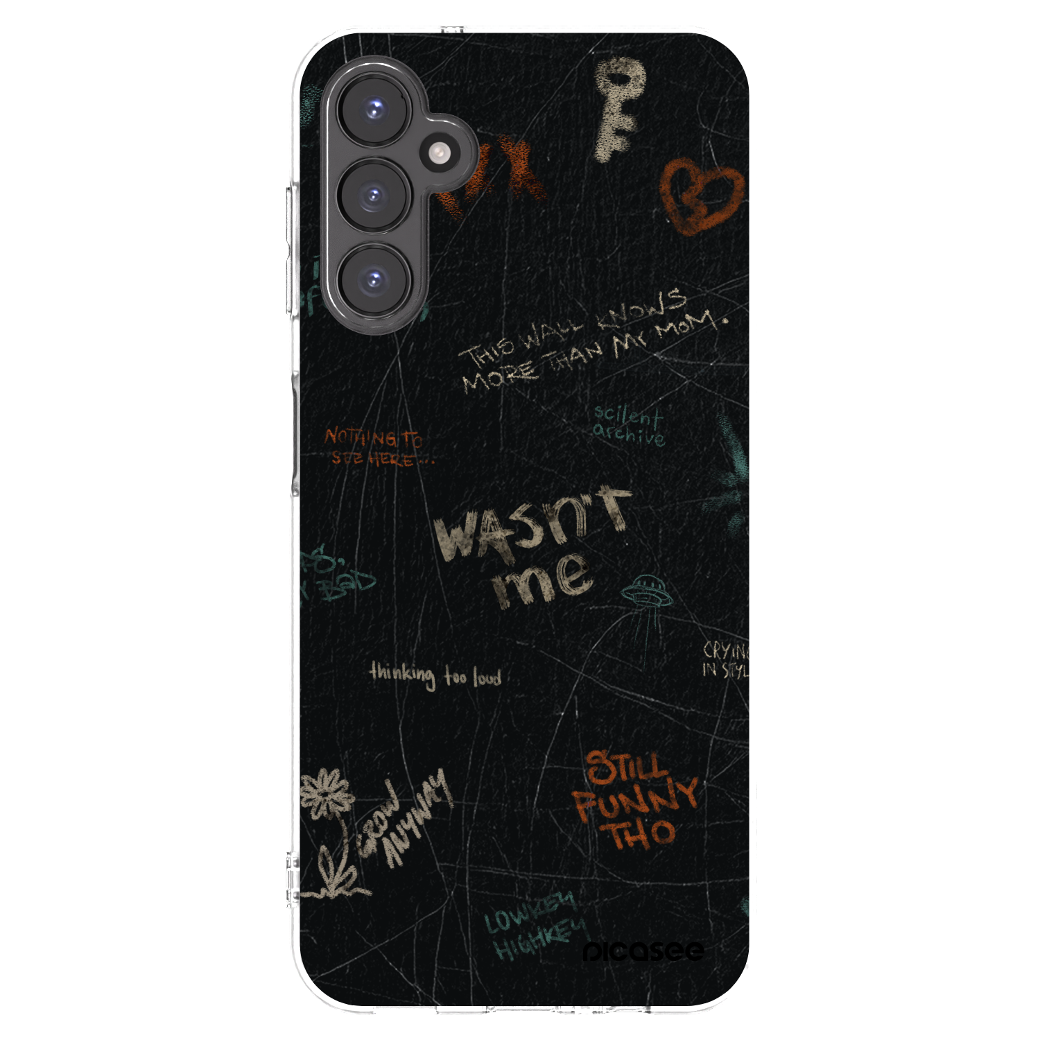 Picasee silikónový prehľadný obal pre Samsung Galaxy A14 5G A146P - CONFESSION