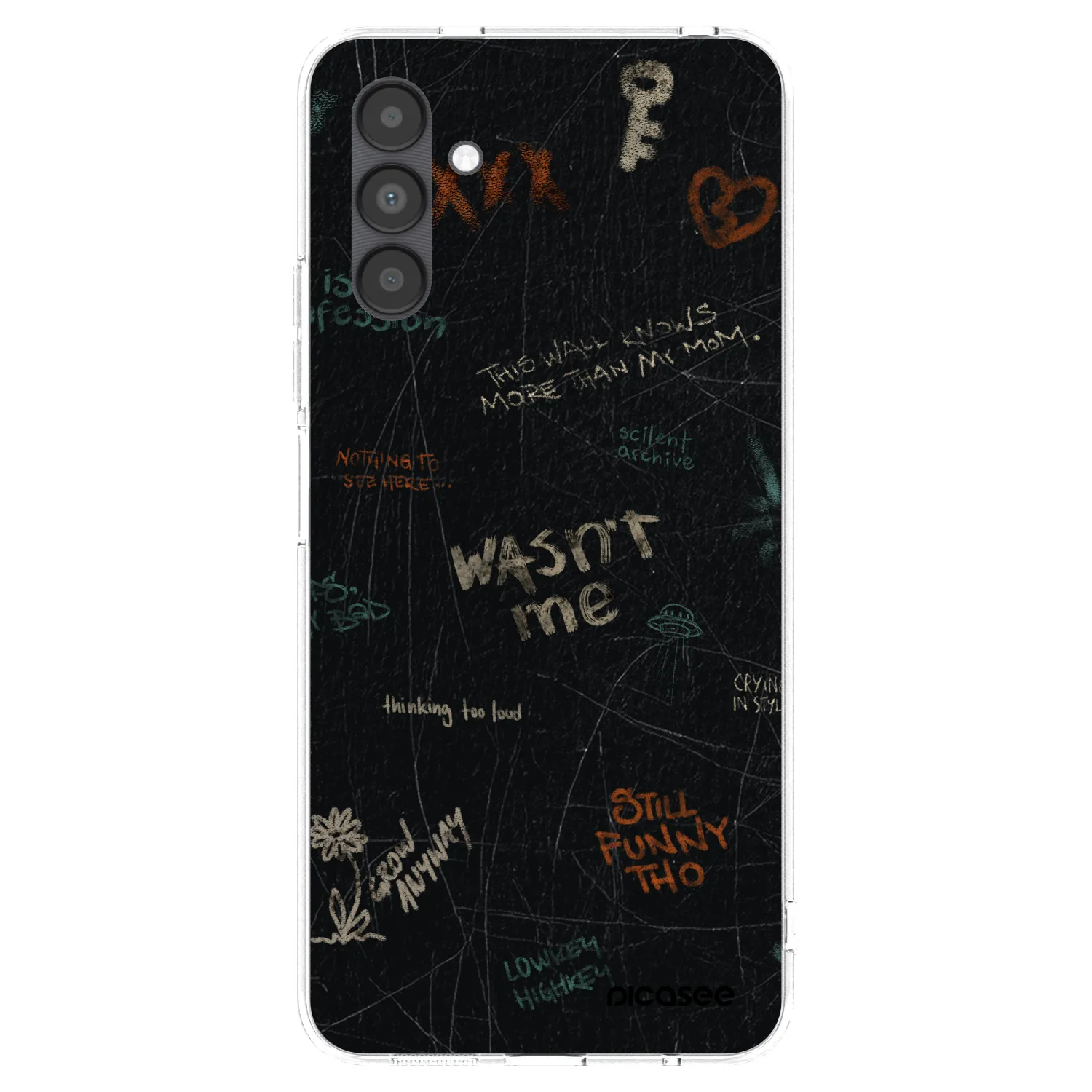 Picasee silikónový prehľadný obal pre Samsung Galaxy A04s A047F - CONFESSION