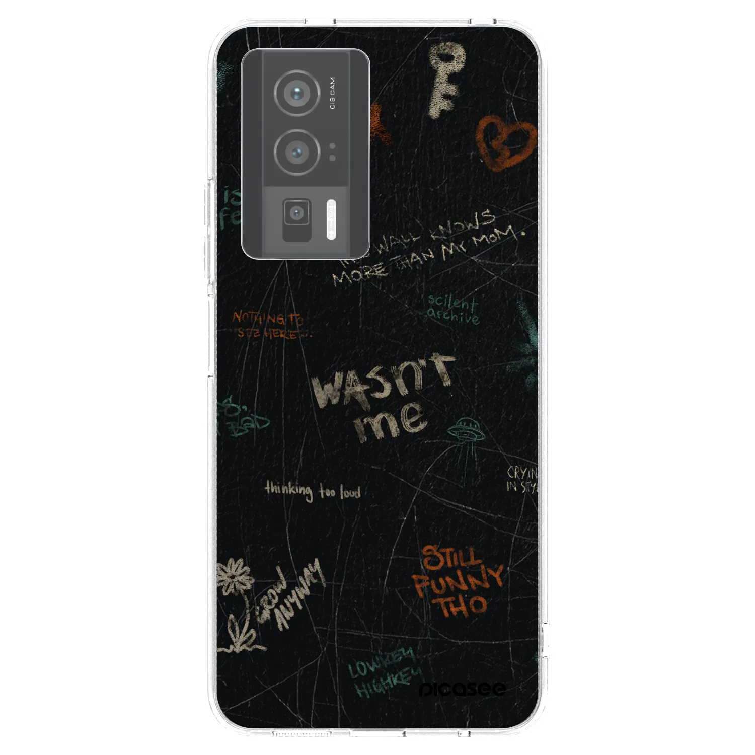 Picasee silikónový prehľadný obal pre Xiaomi Poco F5 Pro 5G - CONFESSION