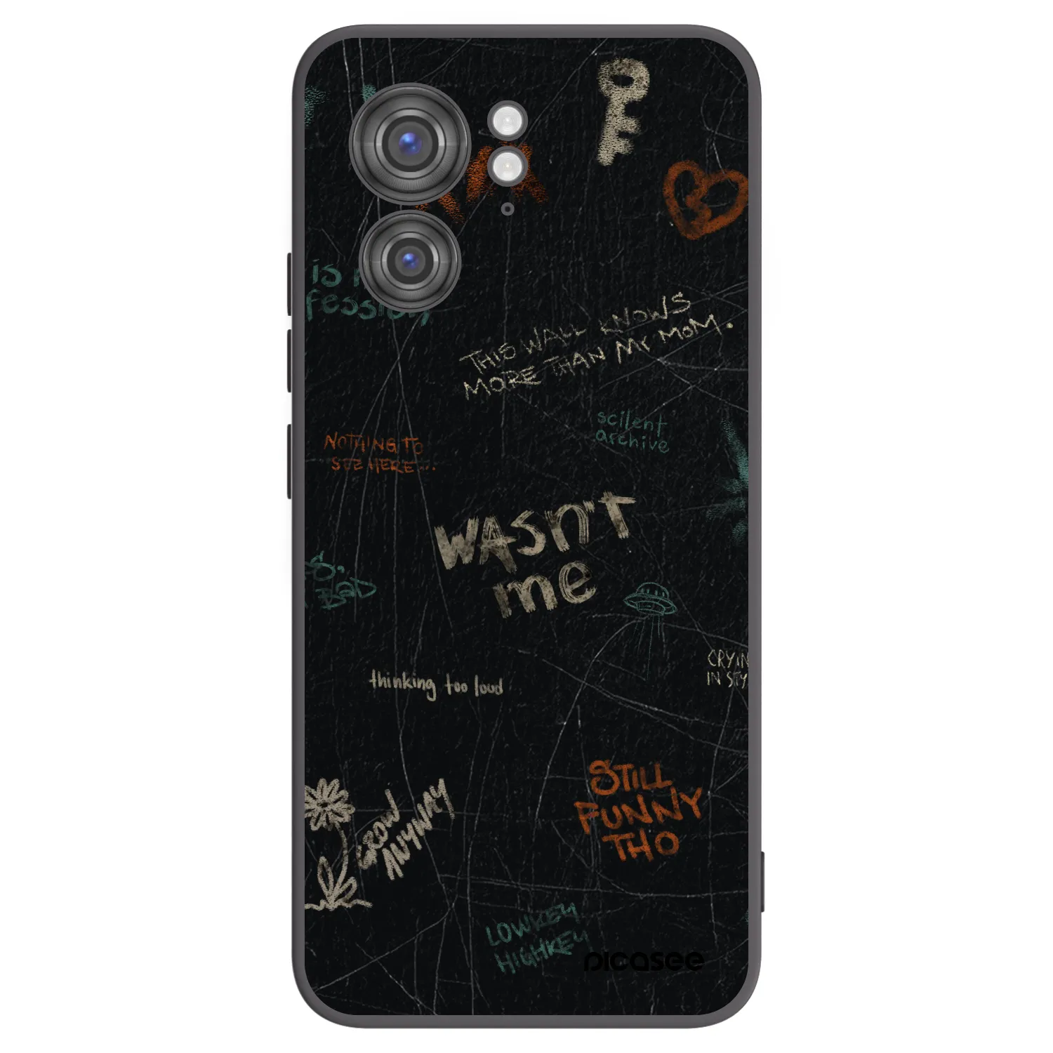 Picasee silikónový čierny obal pre Motorola Edge 40 - CONFESSION