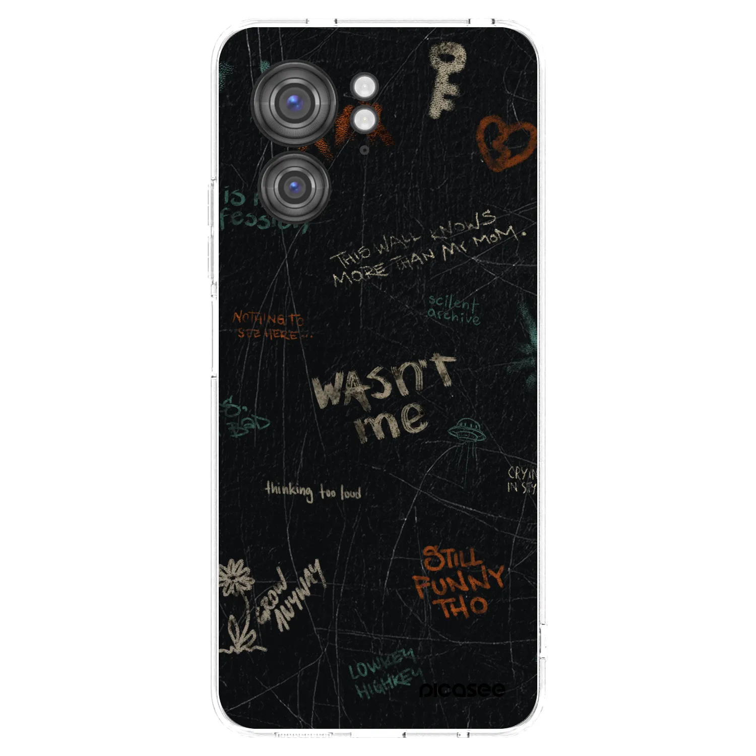 Picasee silikónový prehľadný obal pre Motorola Edge 40 - CONFESSION