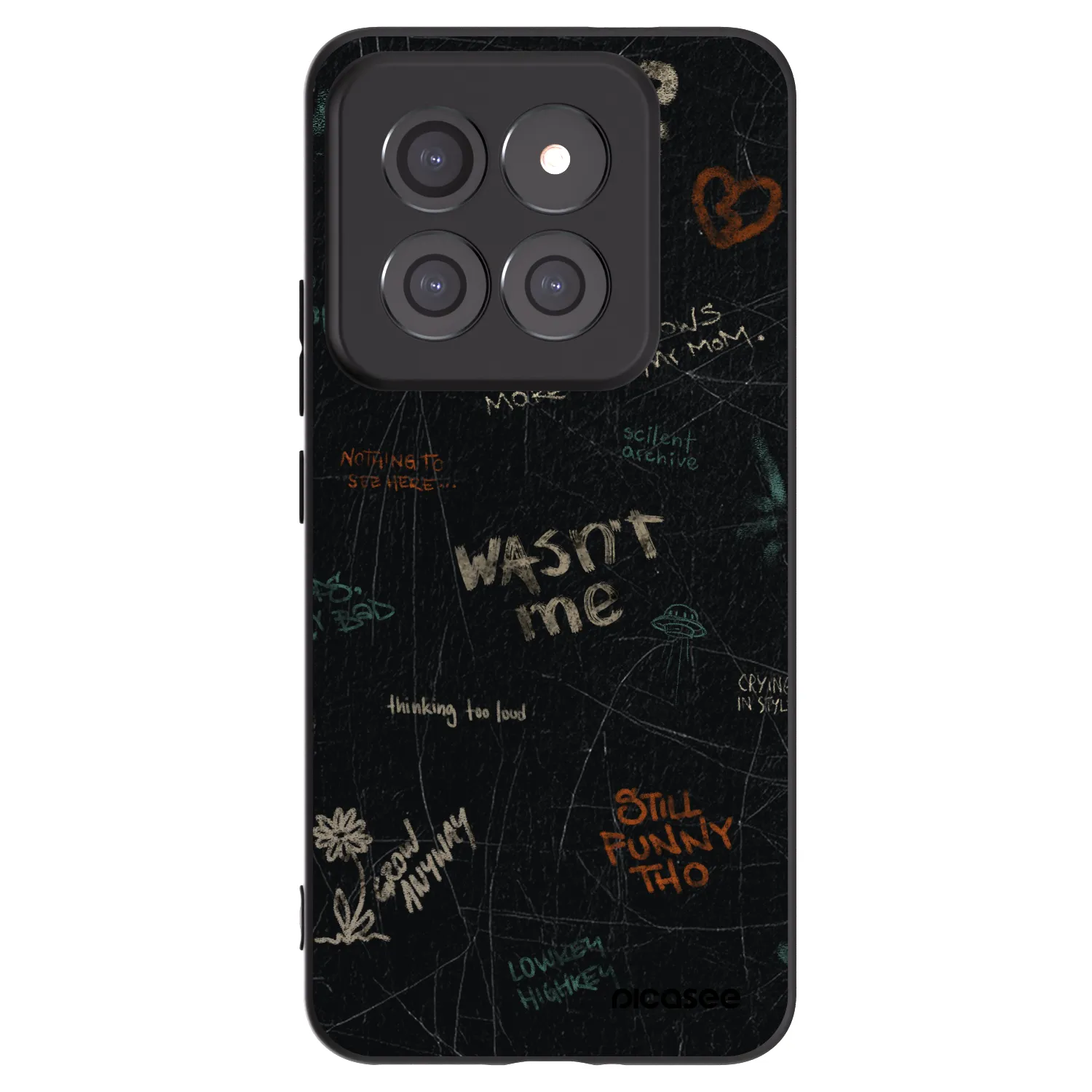 Picasee silikónový čierny obal pre Xiaomi 14 Pro - CONFESSION