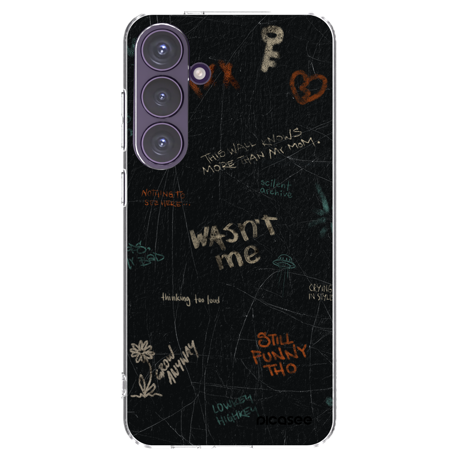 Picasee silikónový prehľadný obal pre Samsung Galaxy S24+ S926B 5G - CONFESSION