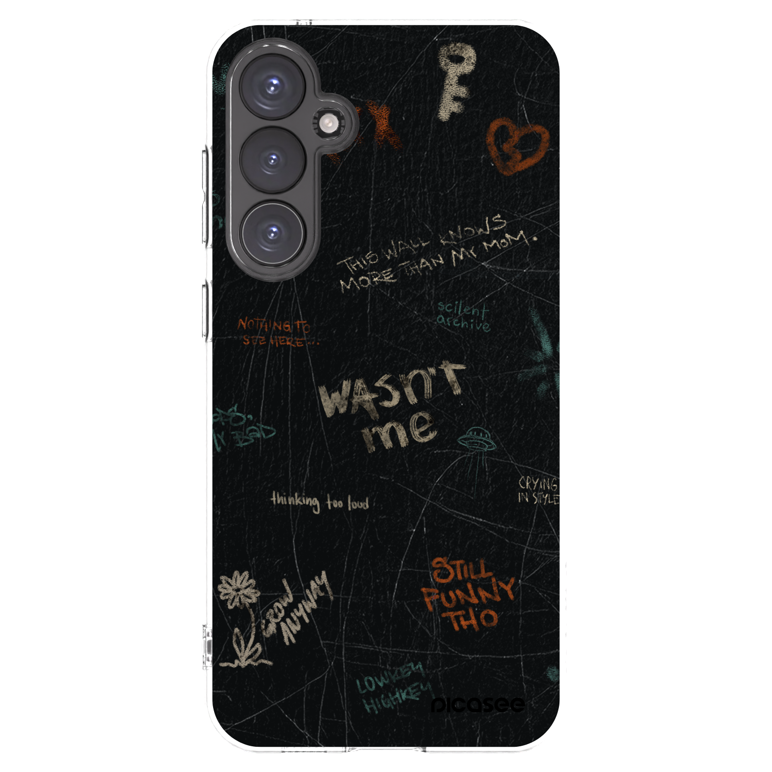 Picasee silikónový prehľadný obal pre Samsung Galaxy S23 FE S711B - CONFESSION