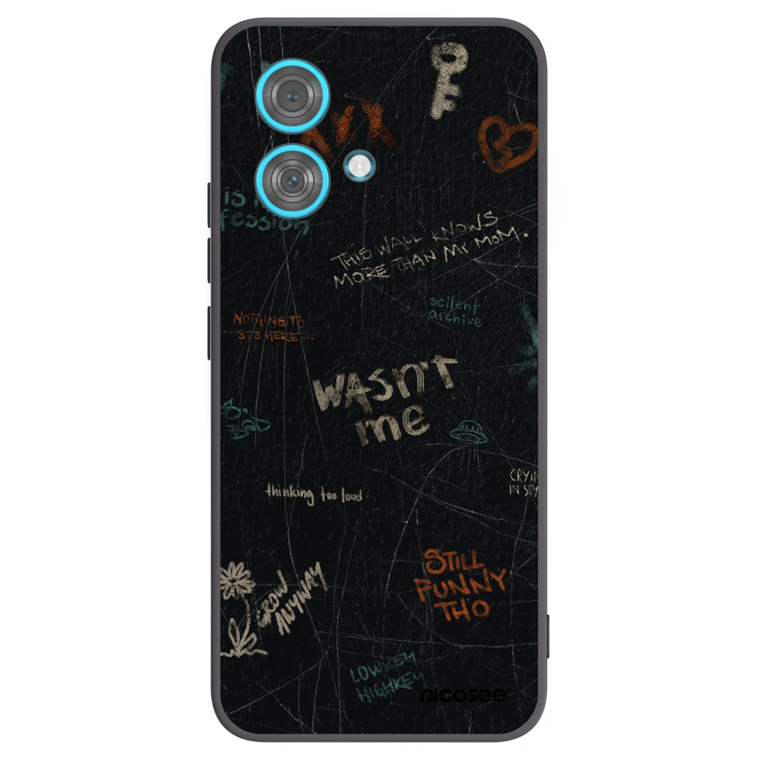 Picasee silikónový čierny obal pre Motorola Edge 40 Neo - CONFESSION