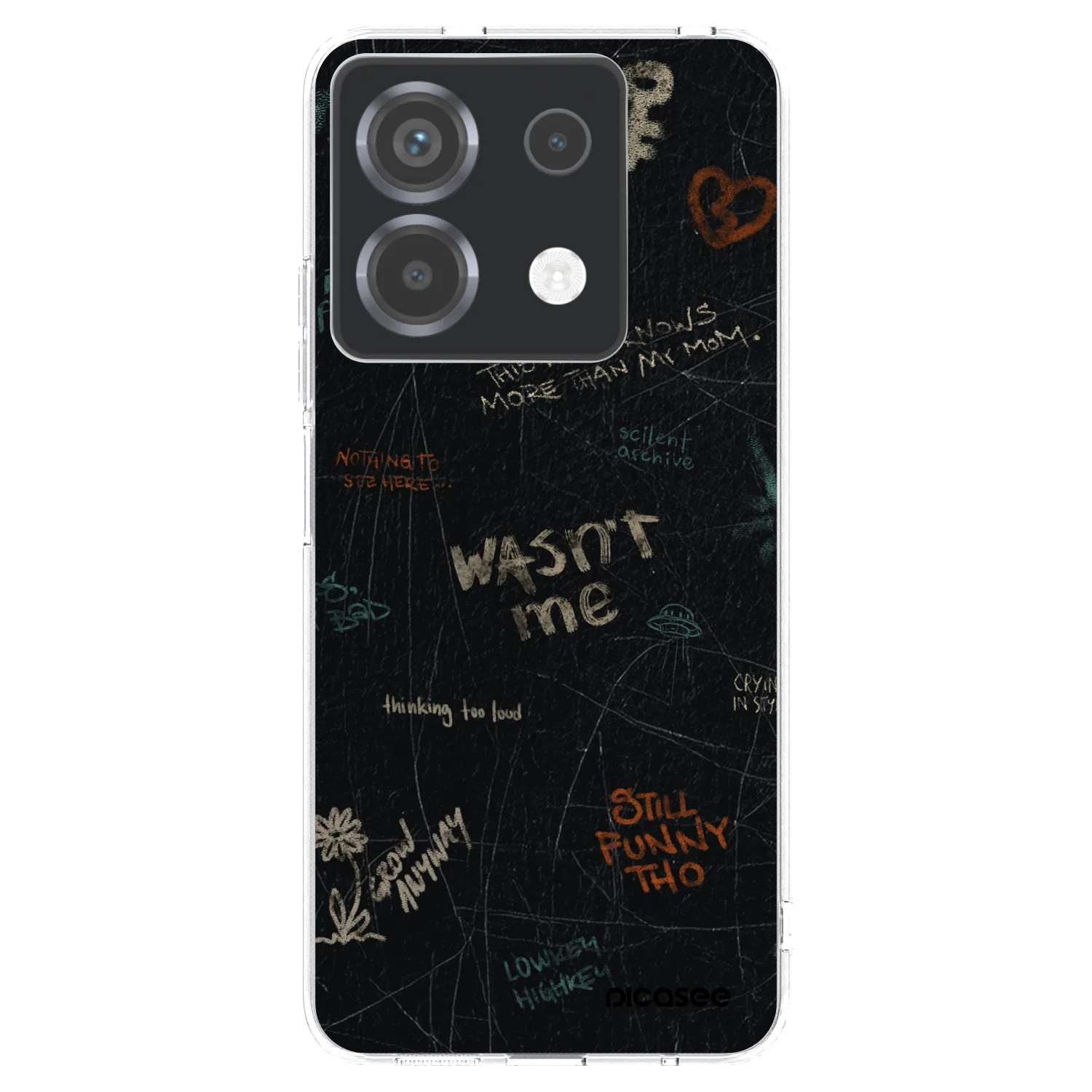 Picasee silikónový prehľadný obal pre Xiaomi Poco X6 - CONFESSION