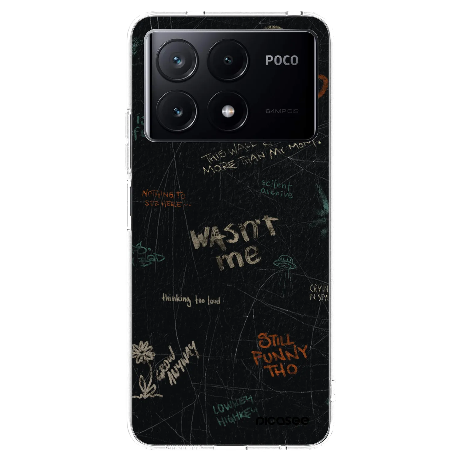 Picasee silikónový prehľadný obal pre Xiaomi Poco X6 Pro - CONFESSION