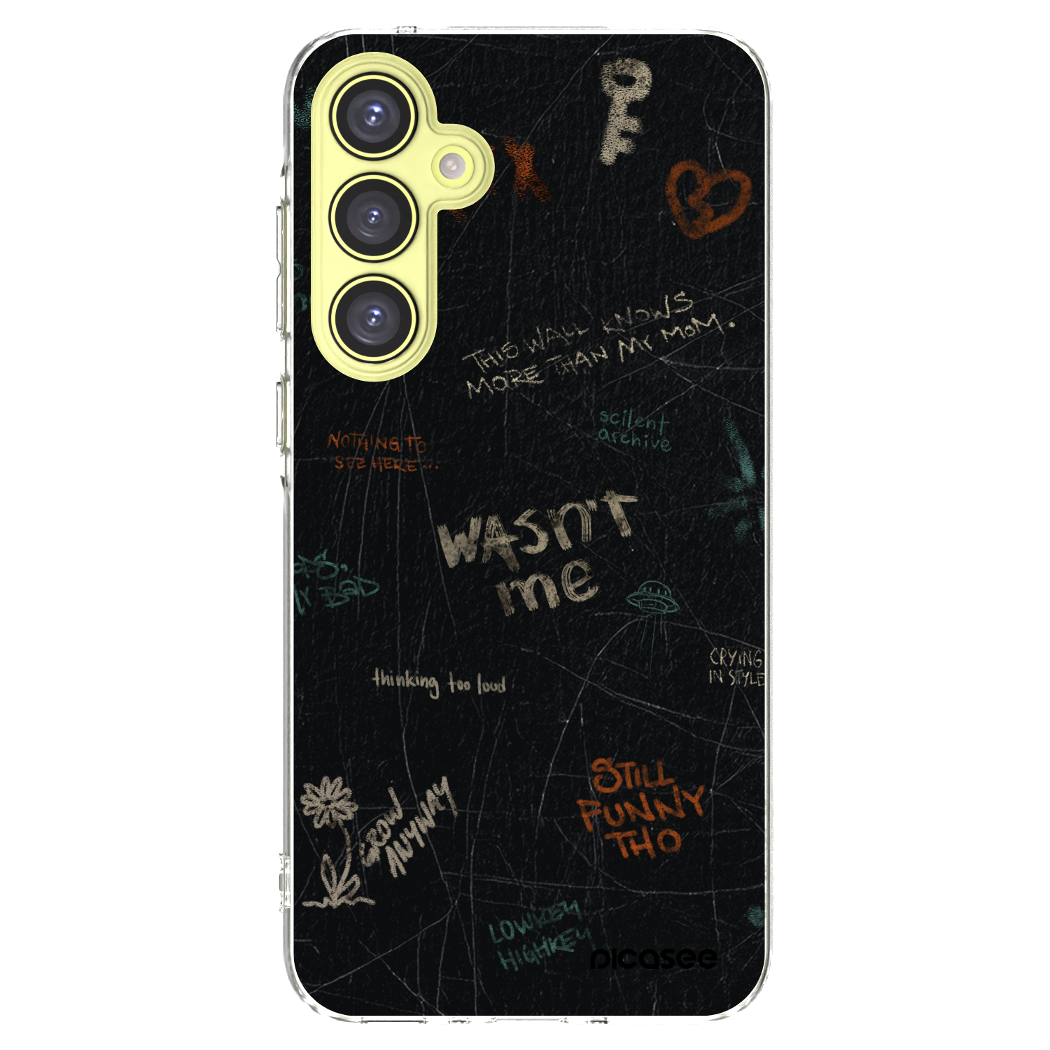 Picasee silikónový prehľadný obal pre Samsung Galaxy A35 5G A356B - CONFESSION