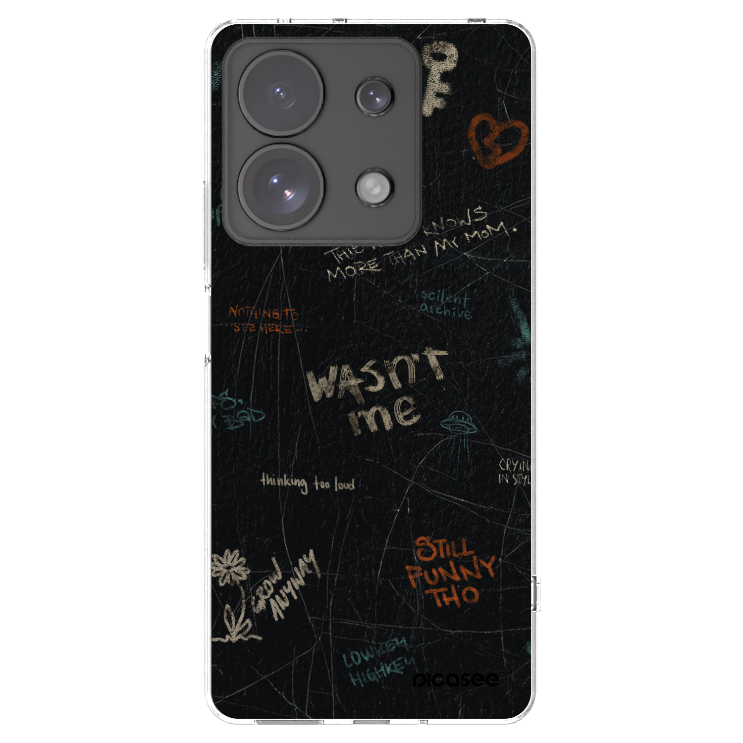 Silikónový prehľadný obal pre Xiaomi Redmi Note 13 Pro 4G - CONFESSION