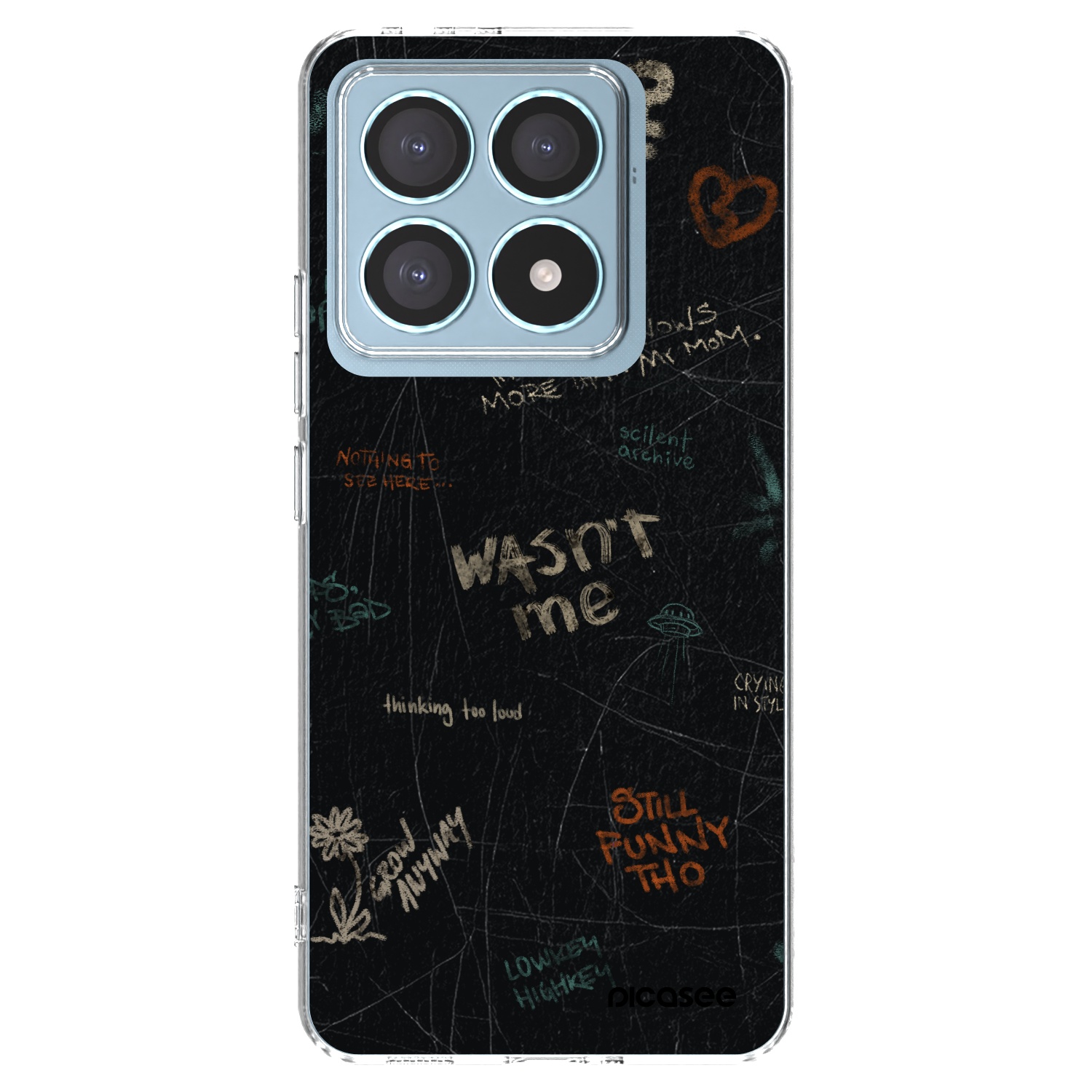 Picasee silikónový prehľadný obal pre Xiaomi 14T Pro - CONFESSION