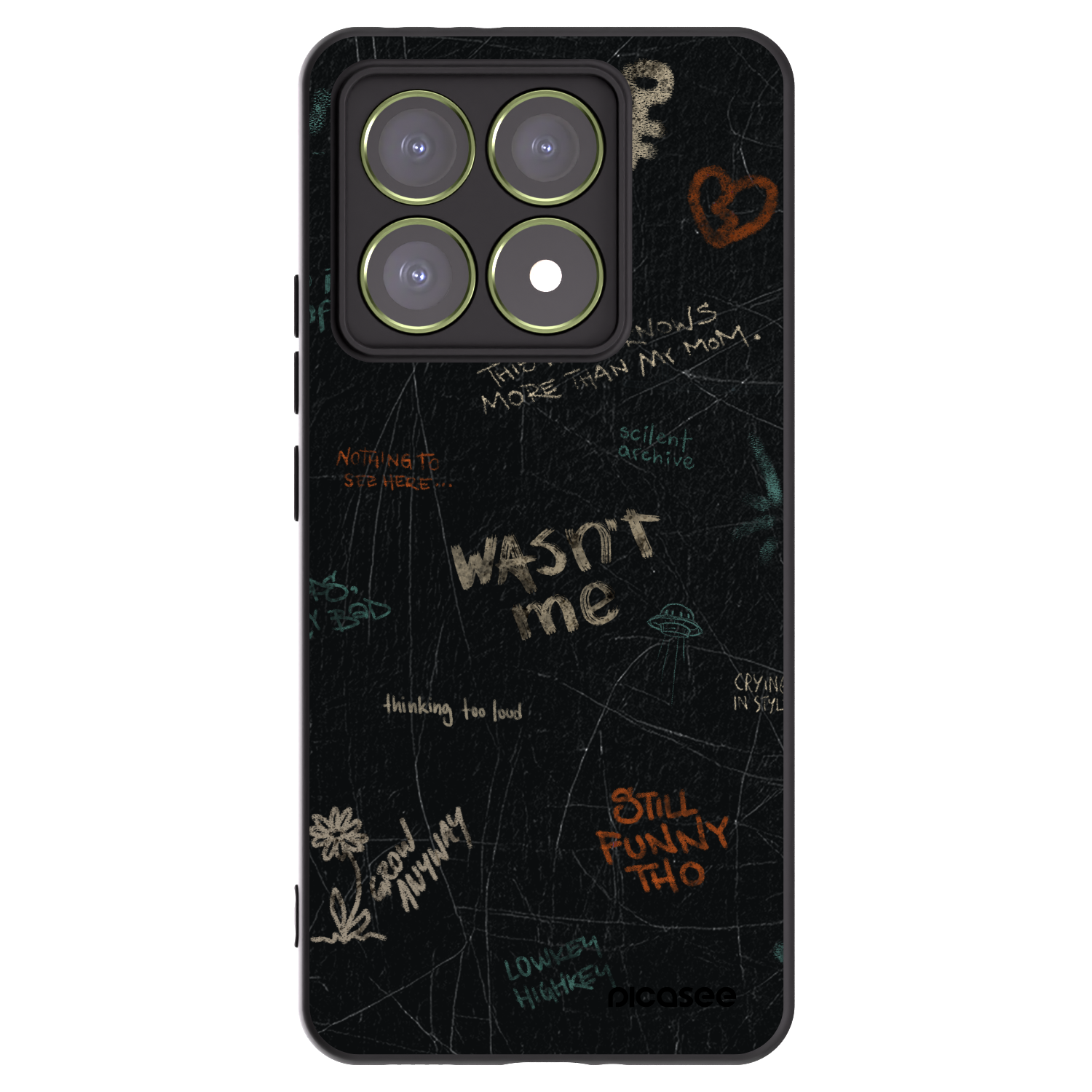 Picasee silikónový čierny obal pre Xiaomi 14T - CONFESSION