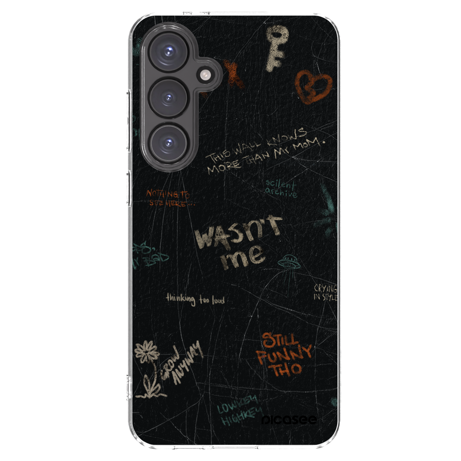 Picasee silikónový prehľadný obal pre Samsung Galaxy S24 FE S721B - CONFESSION
