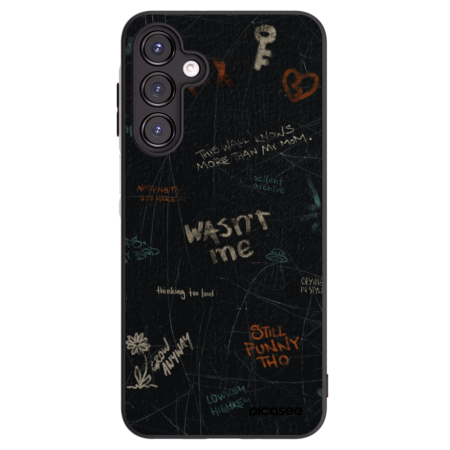 Picasee silikónový čierny obal pre Samsung Galaxy A16 5G - CONFESSION